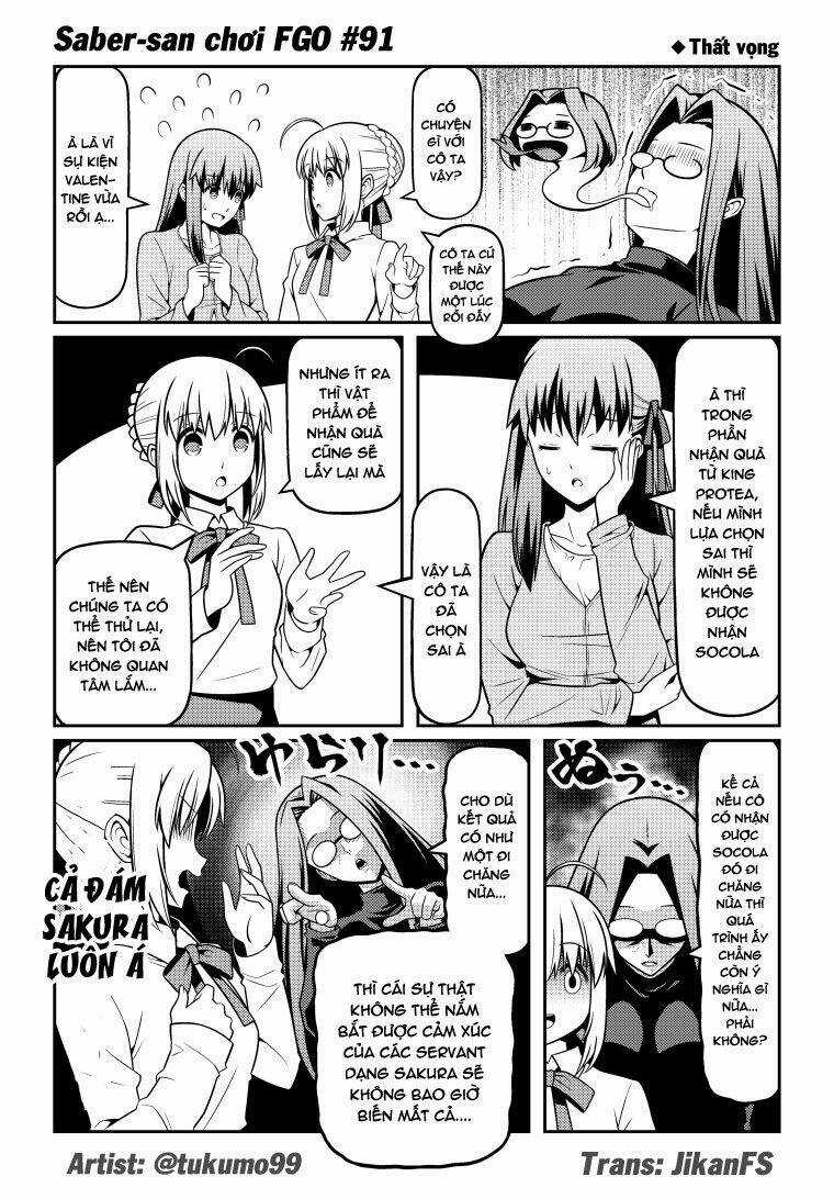 Saber-San Chơi Fgo! Chapter 51 trang 46