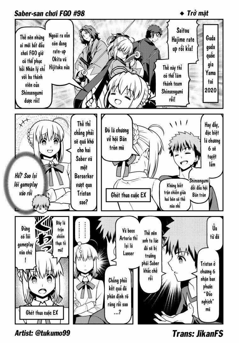 Saber-San Chơi Fgo! Chapter 51 trang 53