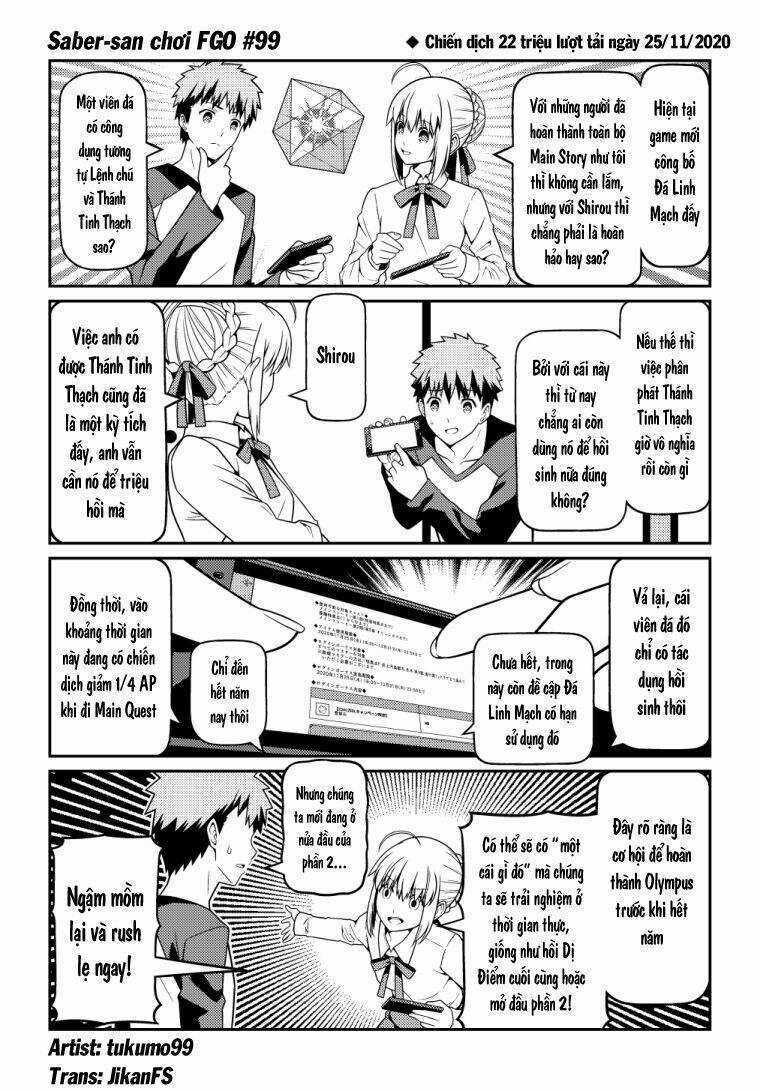 Saber-San Chơi Fgo! Chapter 51 trang 54