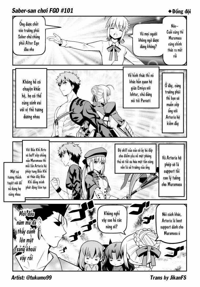 Saber-San Chơi Fgo! Chapter 51 trang 56