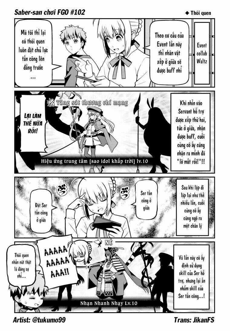Saber-San Chơi Fgo! Chapter 51 trang 57