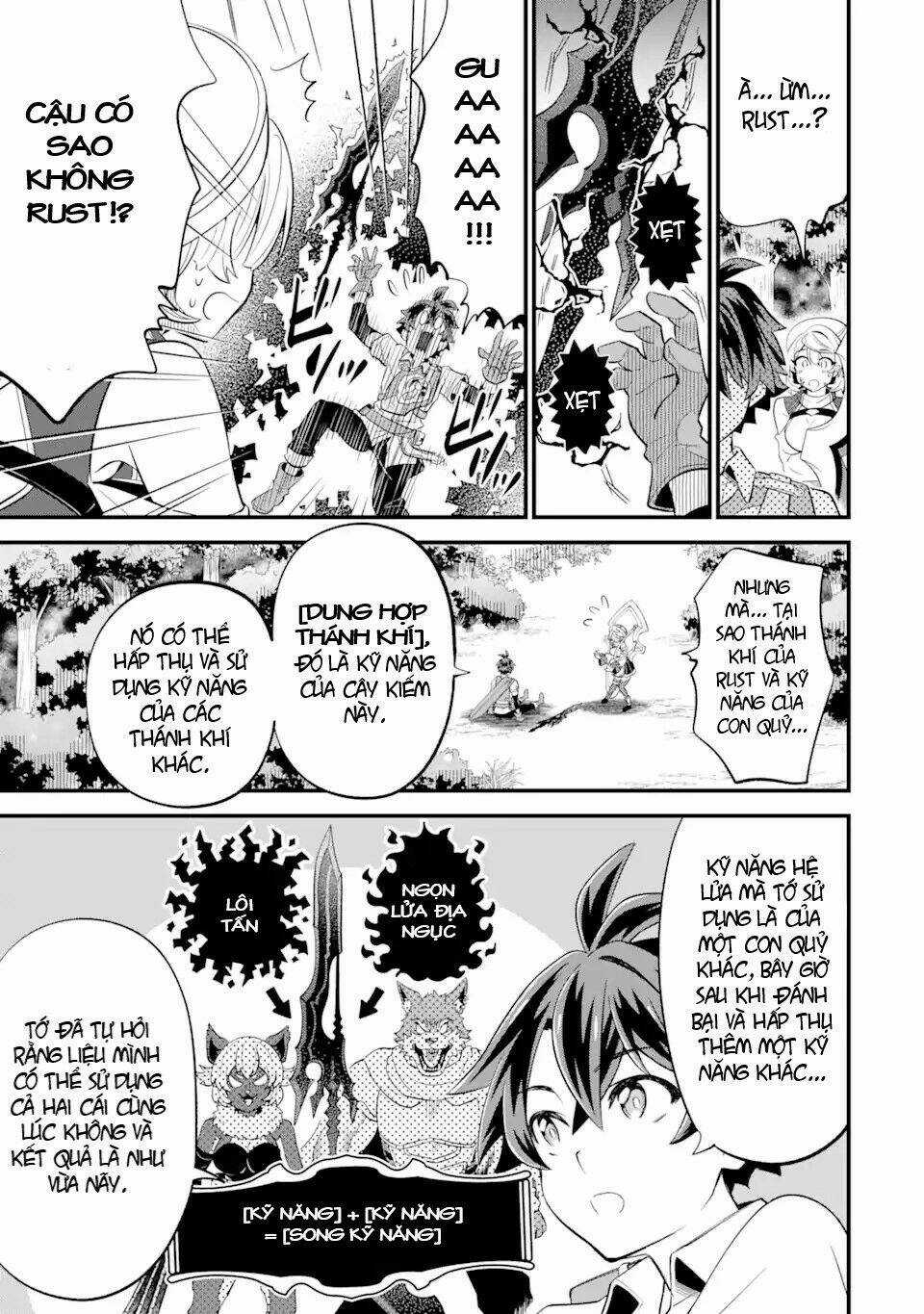 "Sabitsuita Ken" Wo Tameshi Ni Kyoukashite Mitara, Tondemonai Maken Ni Chapter 8 trang 29