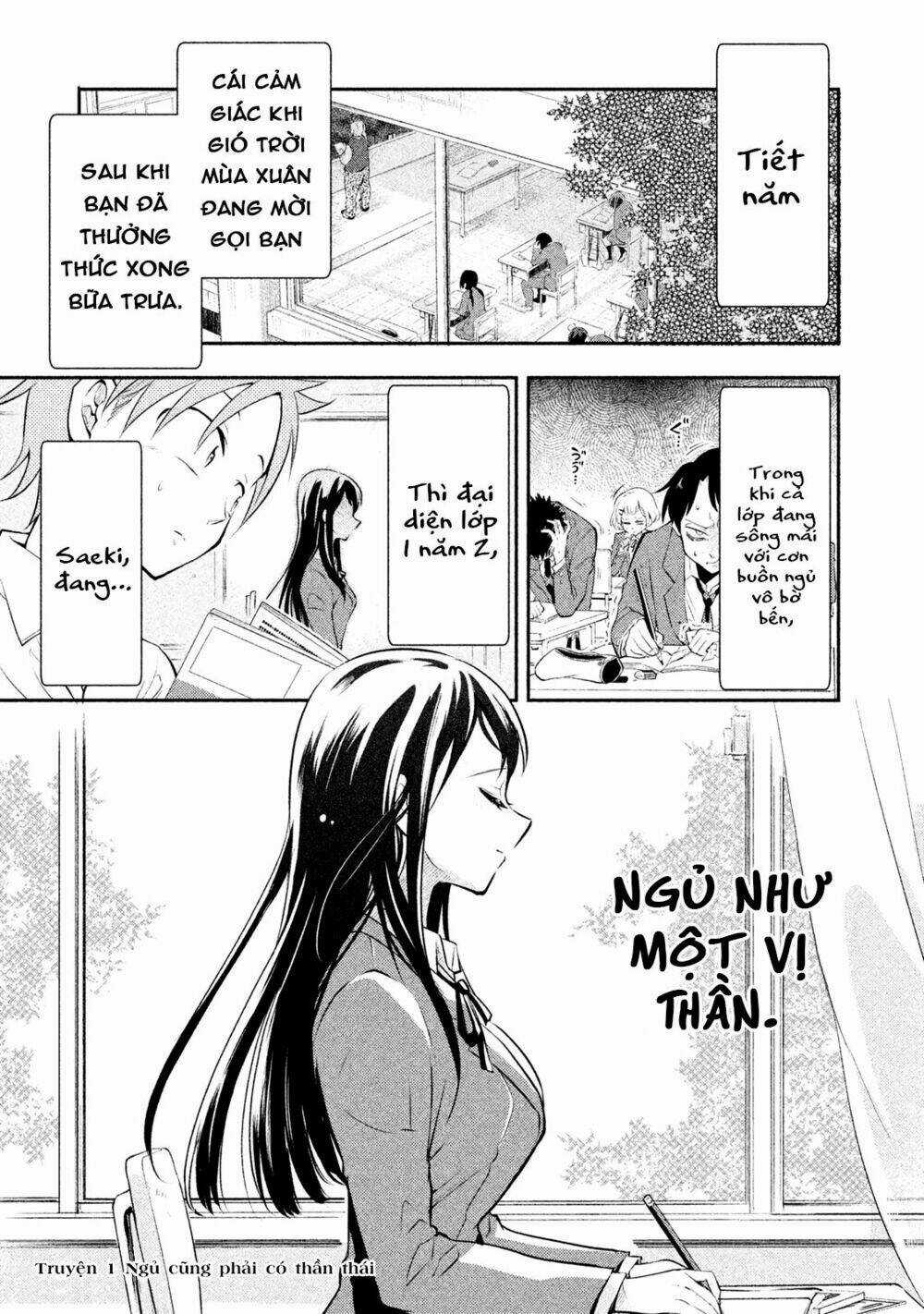 Saeki-San Wa Nemutteru Chapter 1 trang 7