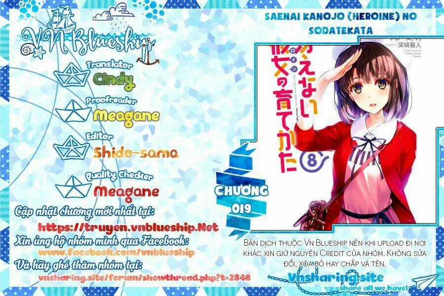 Saenai Kanojo No Sodatekata - Koisuru Metronome Chapter 19 trang 1