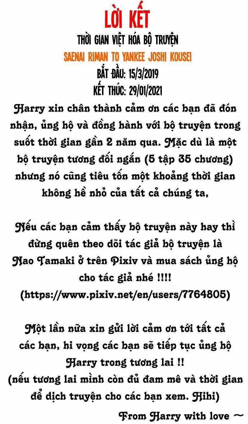 Saenai Riman To Yankee Joshi Kousei Chapter 35 trang 20