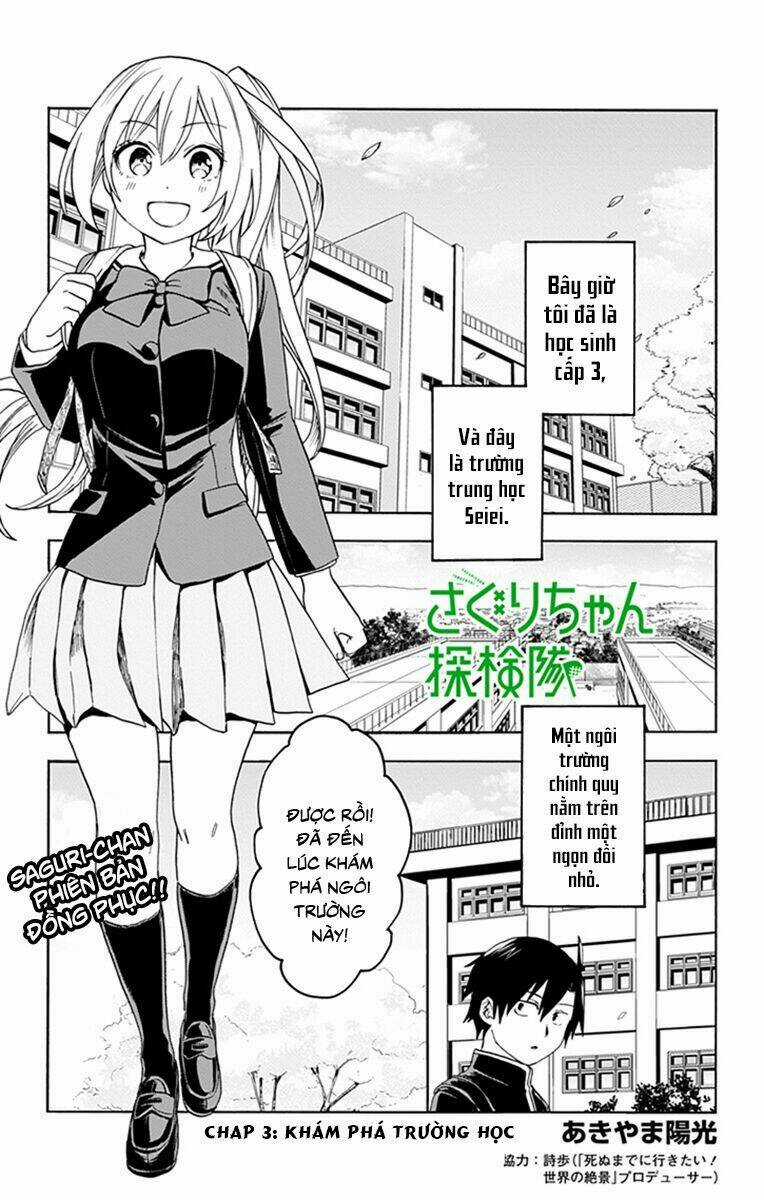 Saguri-Chan Tankentai Chapter 3 trang 3