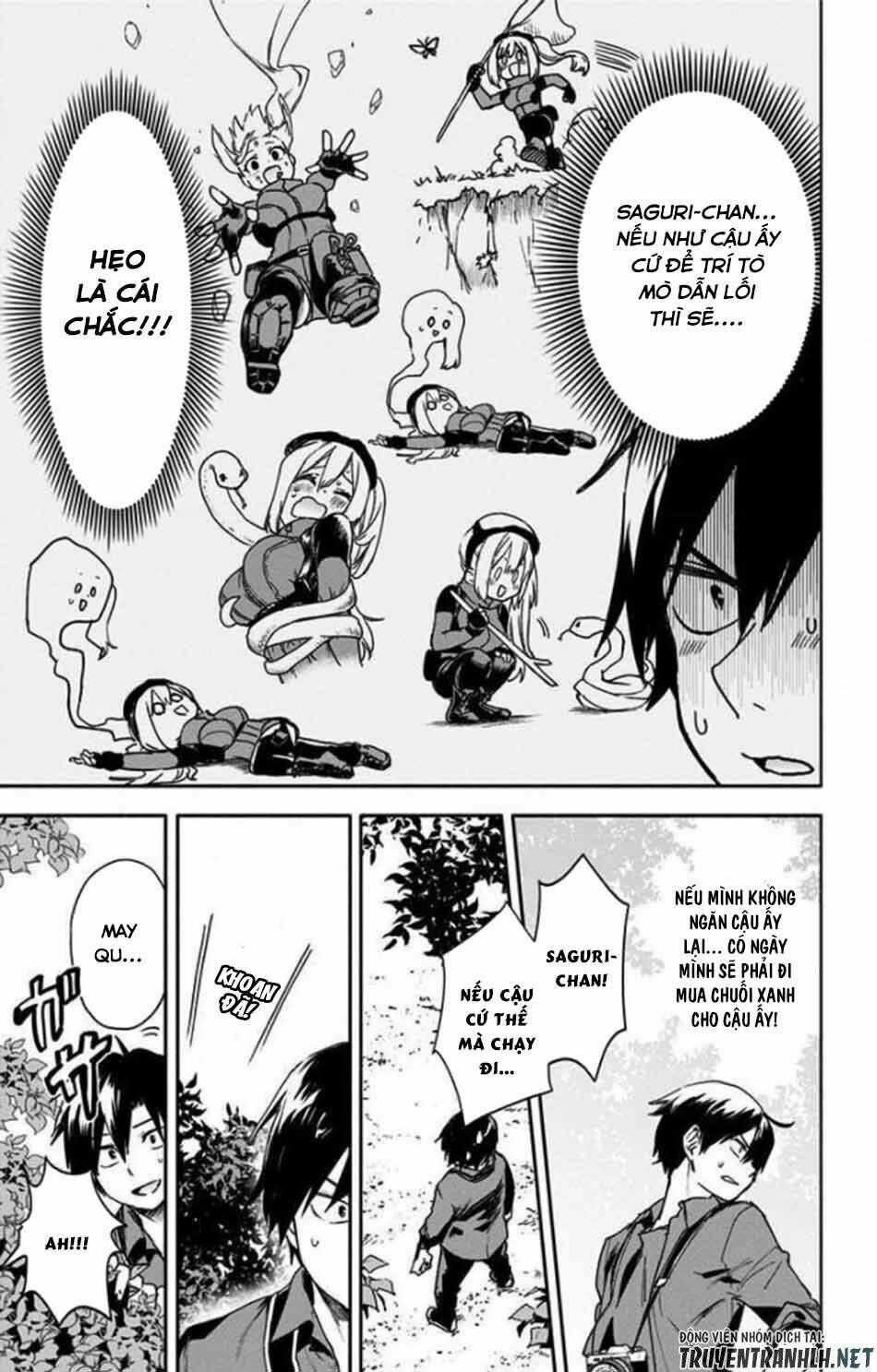 Saguri-Chan Tankentai Chapter 35.5 trang 9