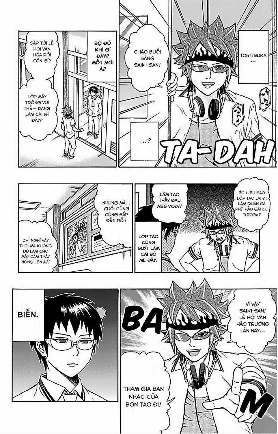 Saiki Kusuo No Sainan Chapter 70 trang 2