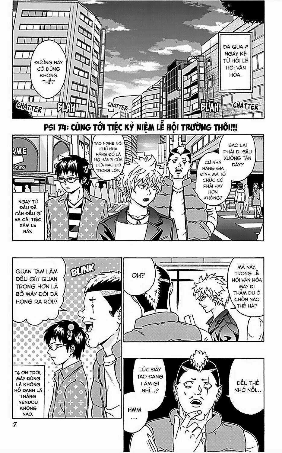 Saiki Kusuo No Sainan Chapter 74 trang 7