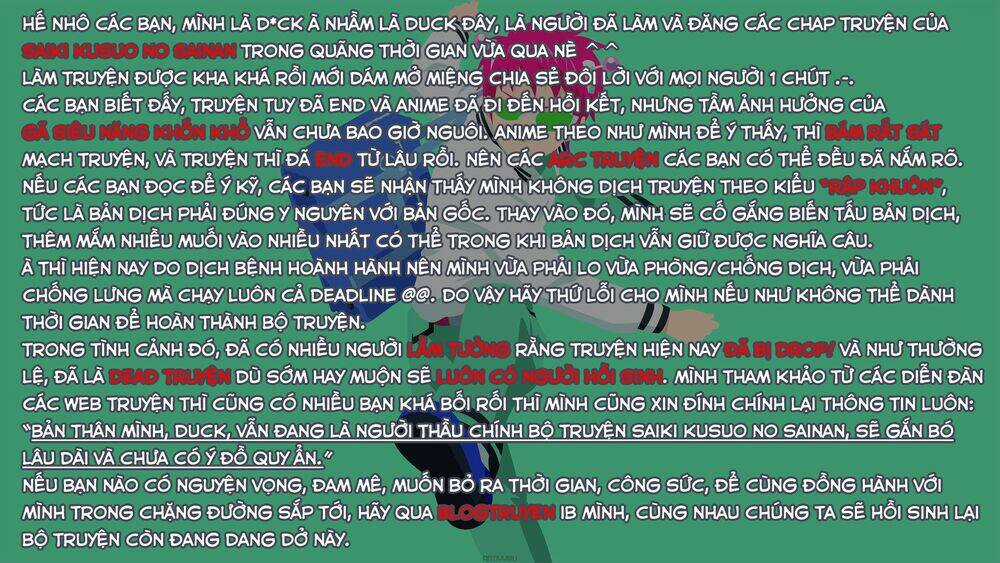 Saiki Kusuo No Sainan Chapter 84 trang 18