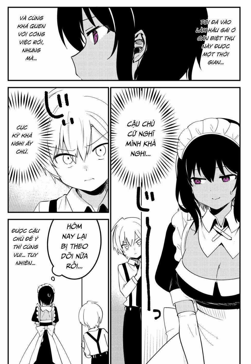 Saikin Yatotta Meido Ga Ayashii Chapter 12 trang 0
