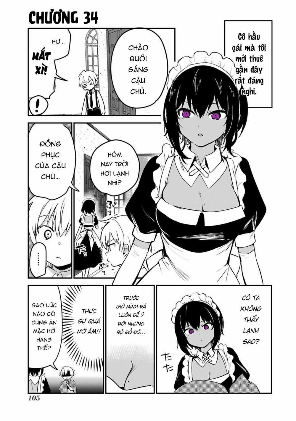 Saikin Yatotta Meido Ga Ayashii Chapter 34 trang 1