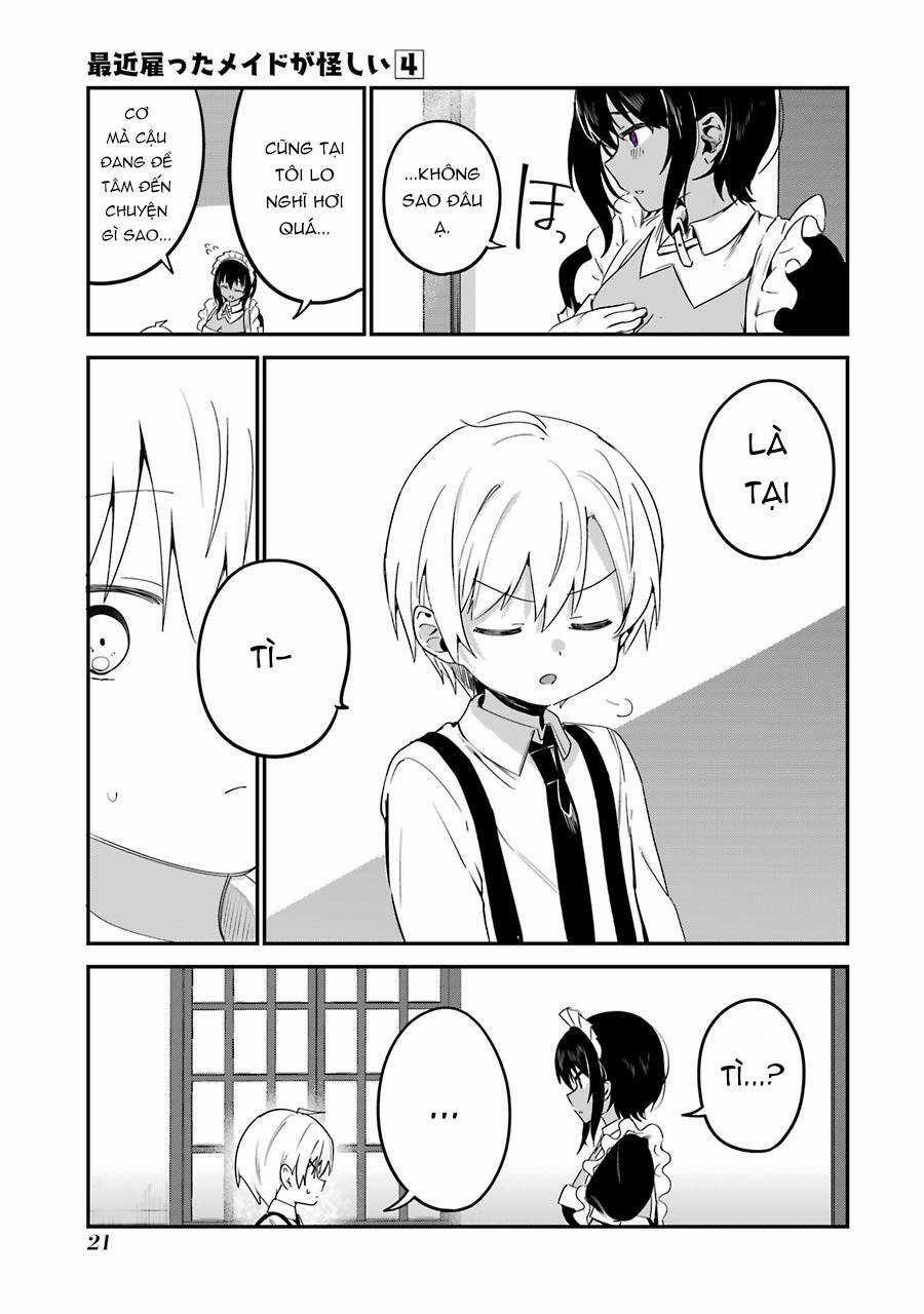 Saikin Yatotta Meido Ga Ayashii Chapter 36 trang 22