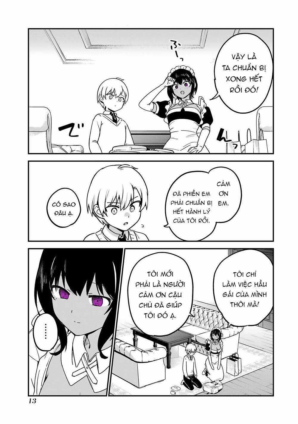 Saikin Yatotta Meido Ga Ayashii Chapter 50 trang 10