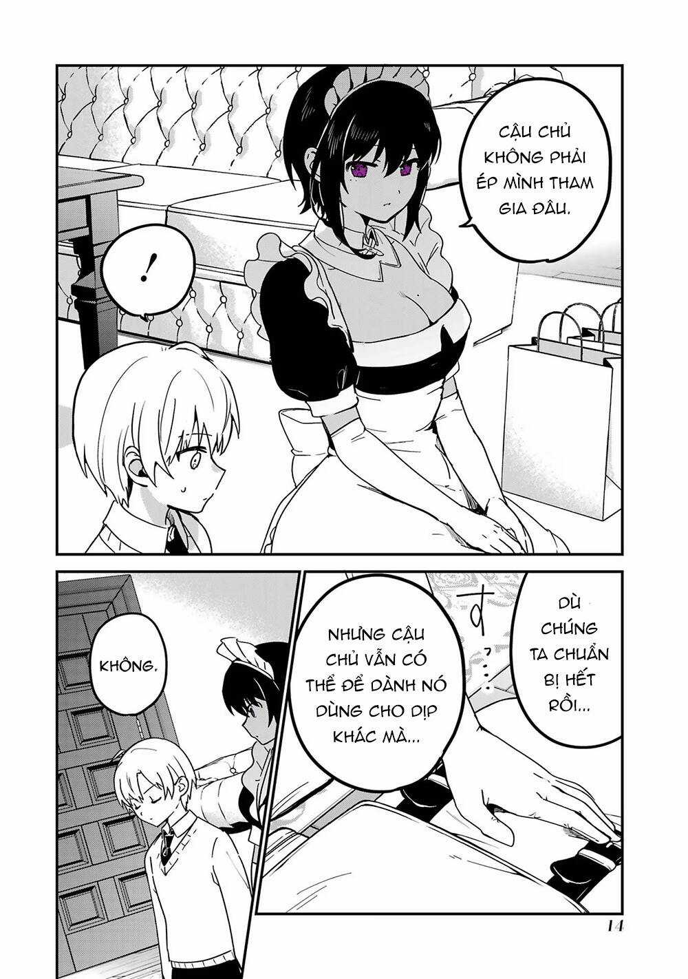 Saikin Yatotta Meido Ga Ayashii Chapter 50 trang 11