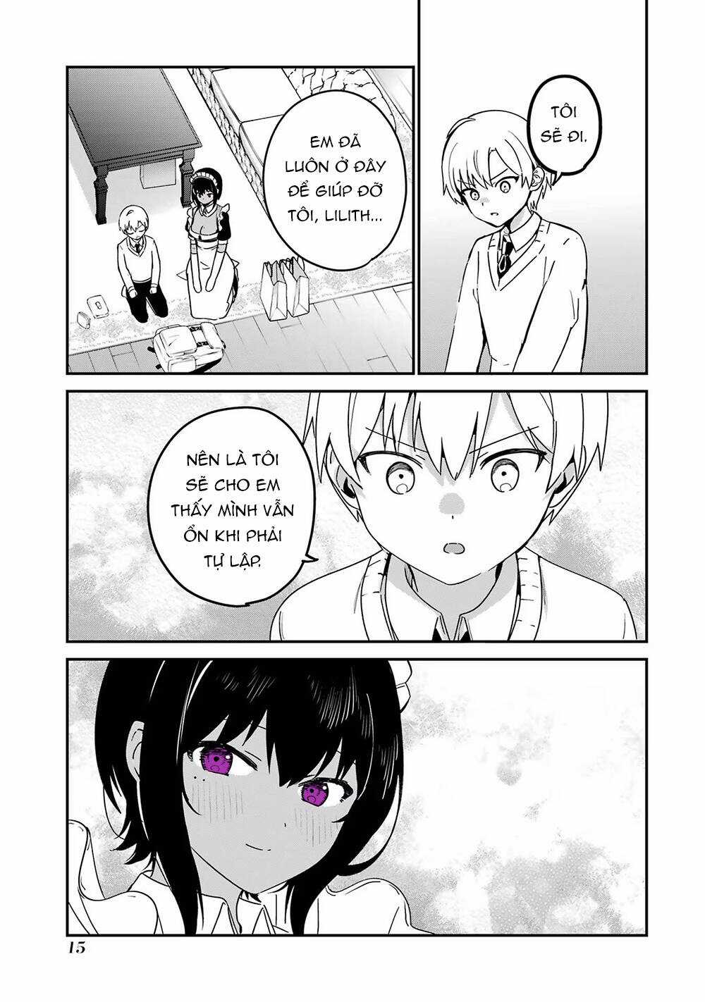 Saikin Yatotta Meido Ga Ayashii Chapter 50 trang 12