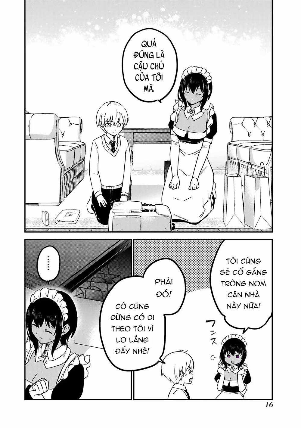 Saikin Yatotta Meido Ga Ayashii Chapter 50 trang 13