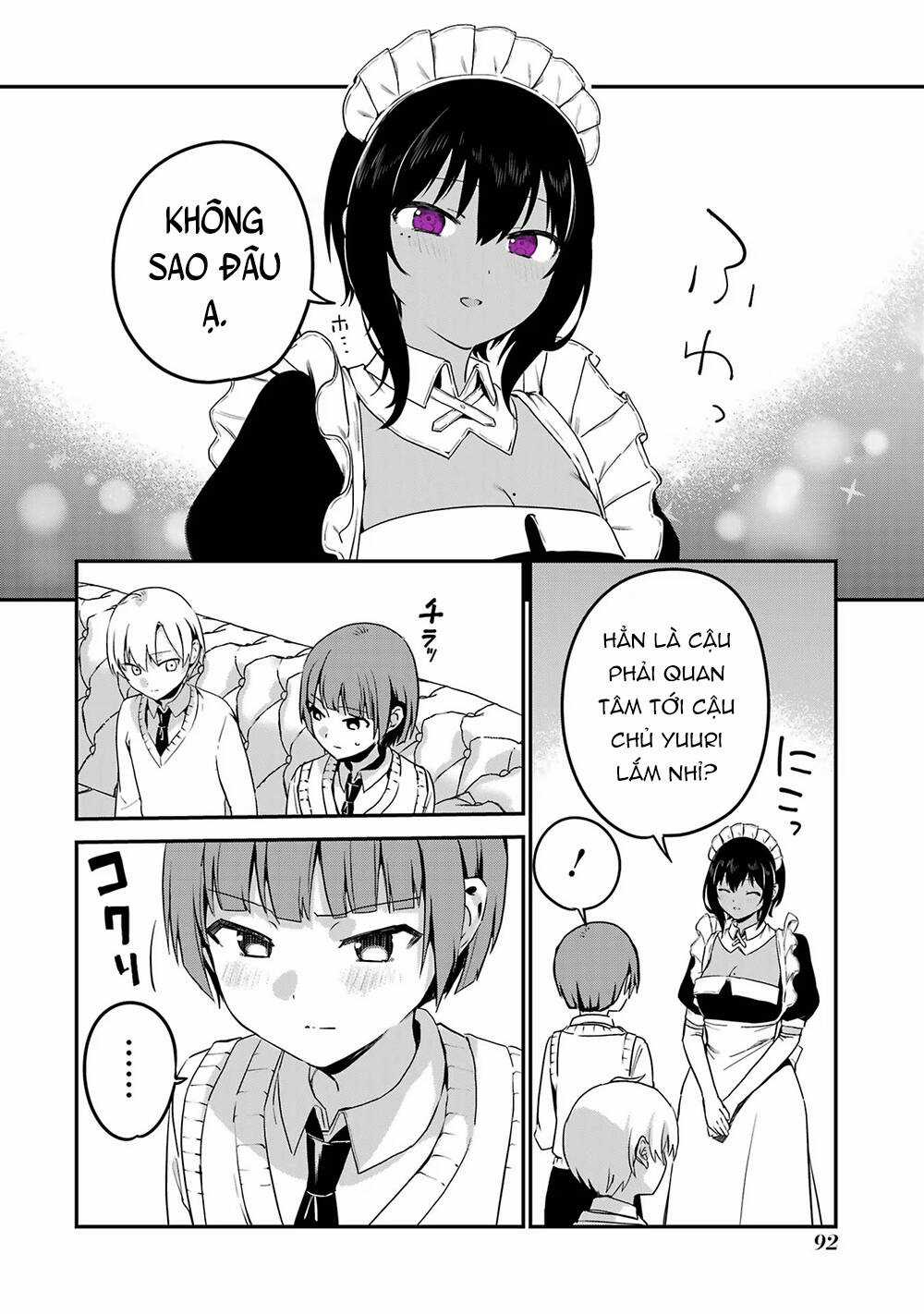Saikin Yatotta Meido Ga Ayashii Chapter 54 trang 12