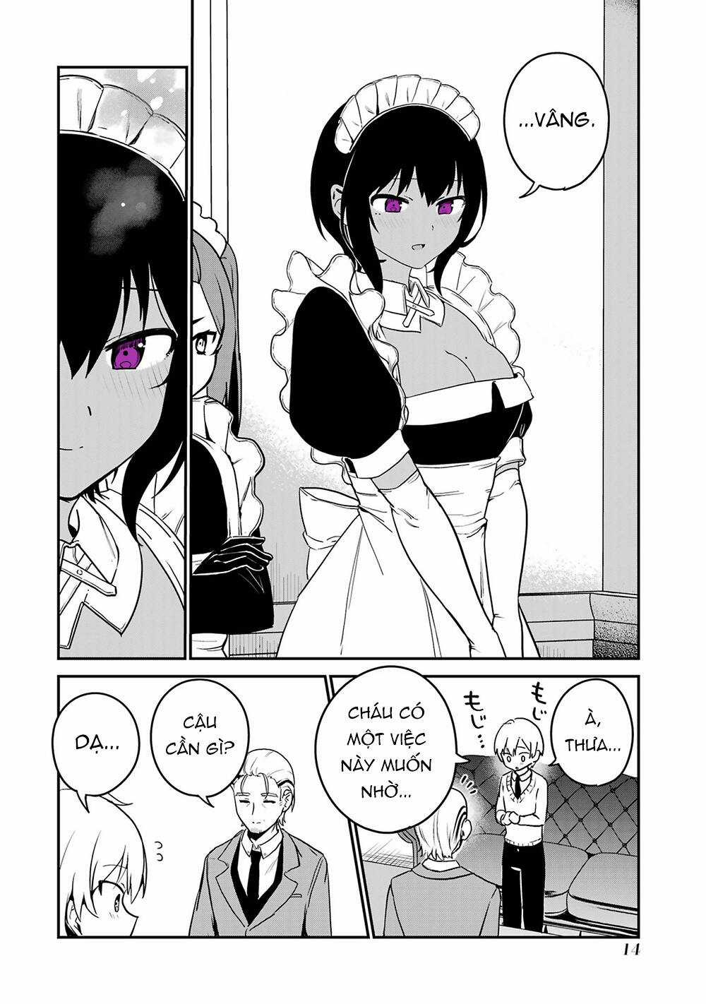 Saikin Yatotta Meido Ga Ayashii Chapter 56 trang 12