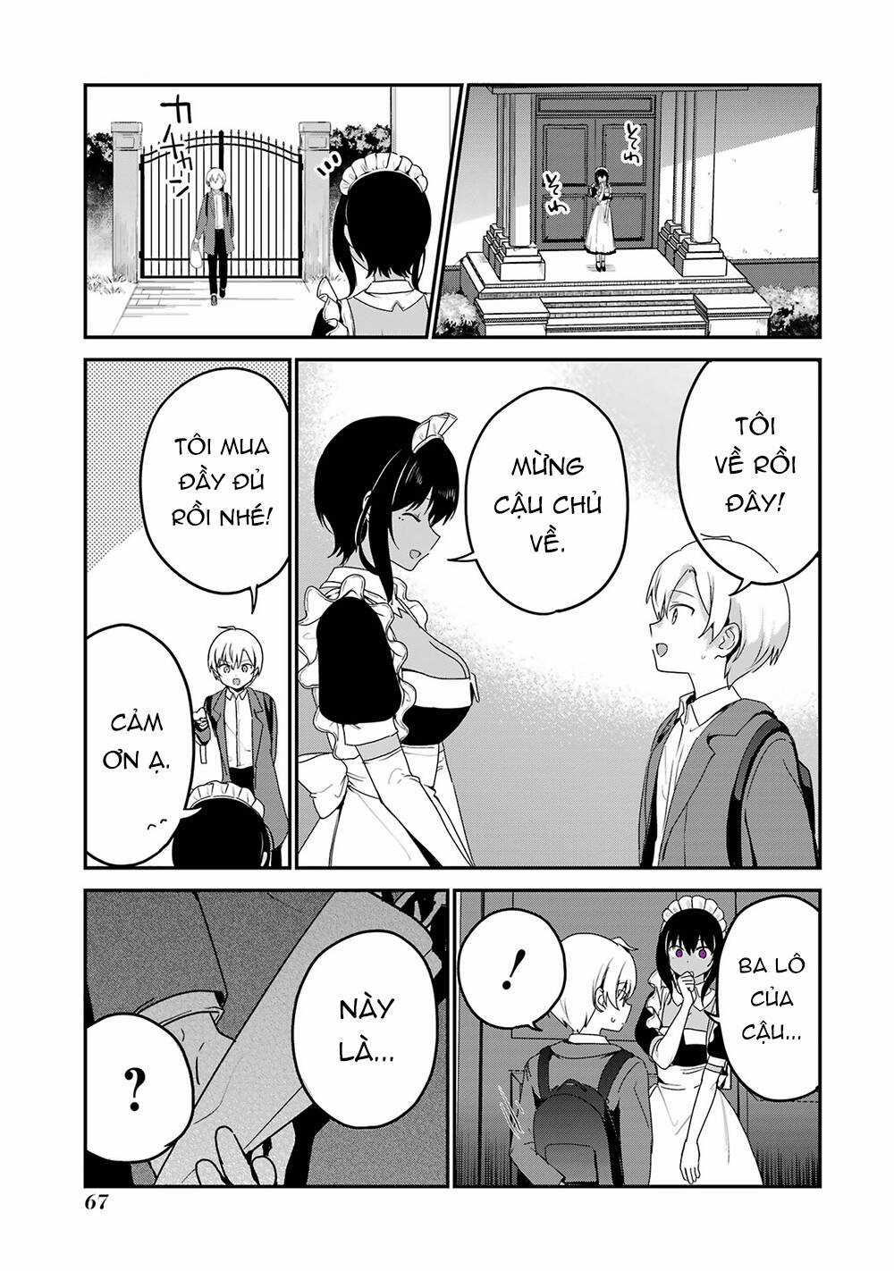 Saikin Yatotta Meido Ga Ayashii Chapter 59 trang 11