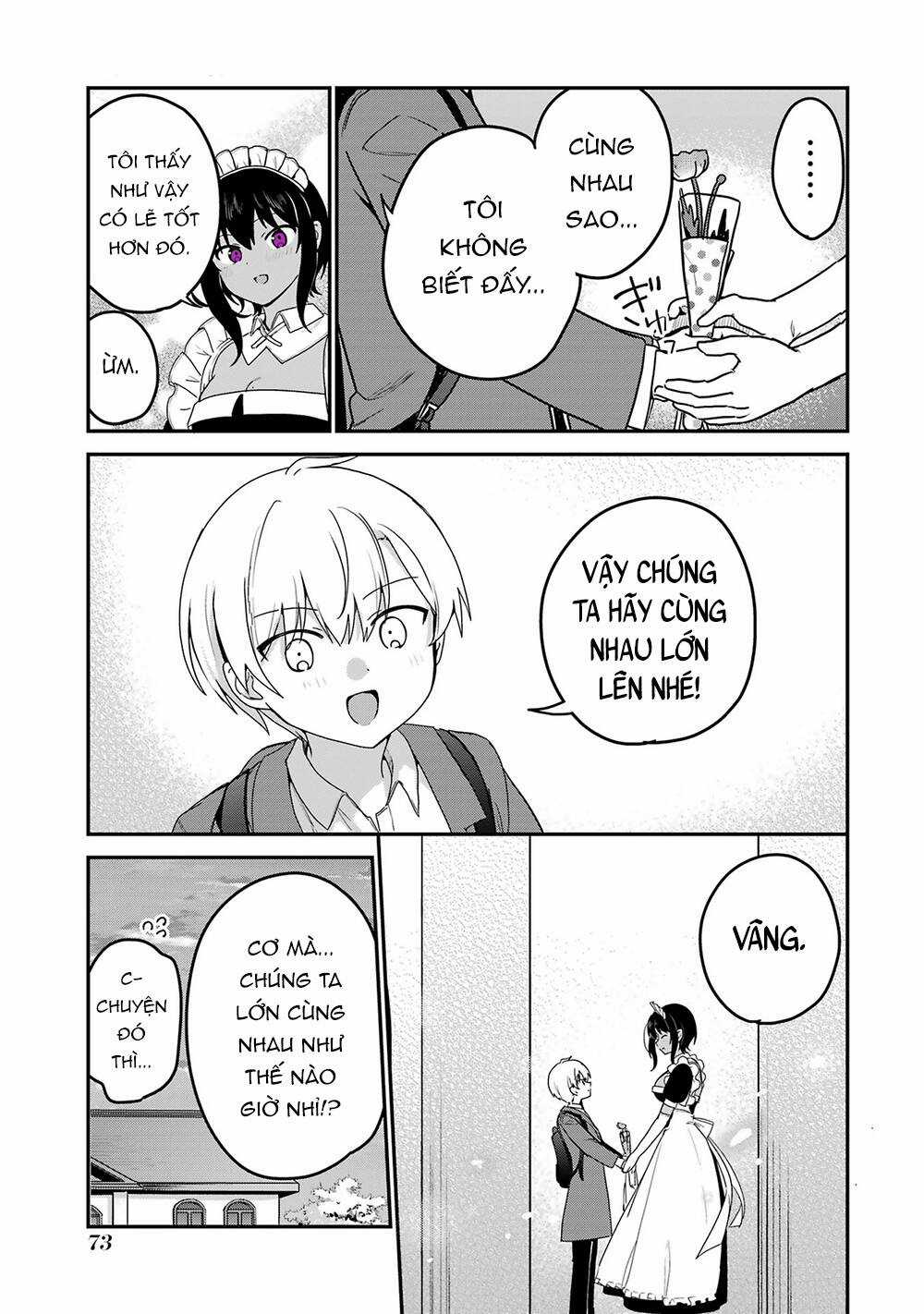 Saikin Yatotta Meido Ga Ayashii Chapter 59 trang 17