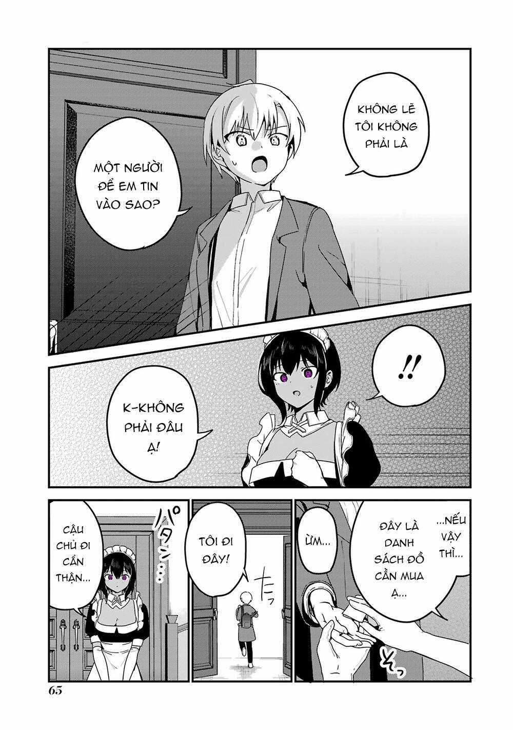 Saikin Yatotta Meido Ga Ayashii Chapter 59 trang 9