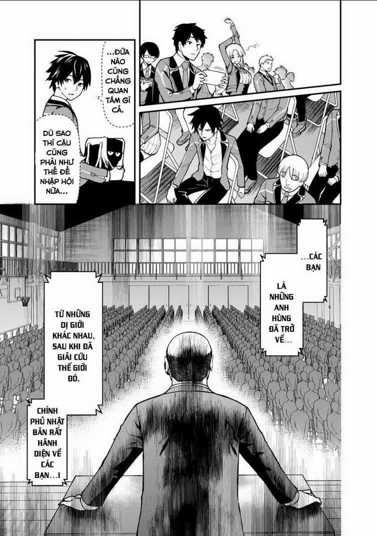 saikyou no maou ni kitaerareta yuusha isekai kikanshatachi no gakuen de musou suru Chapter 1 trang 10