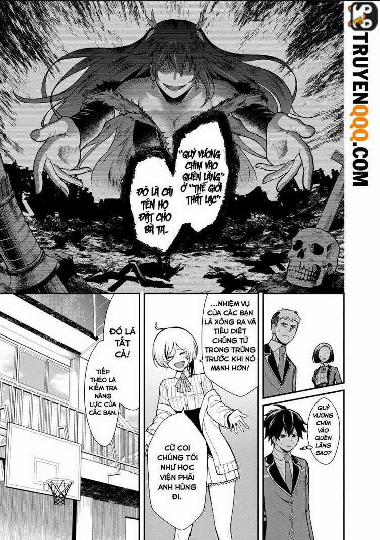 saikyou no maou ni kitaerareta yuusha isekai kikanshatachi no gakuen de musou suru Chapter 1 trang 21