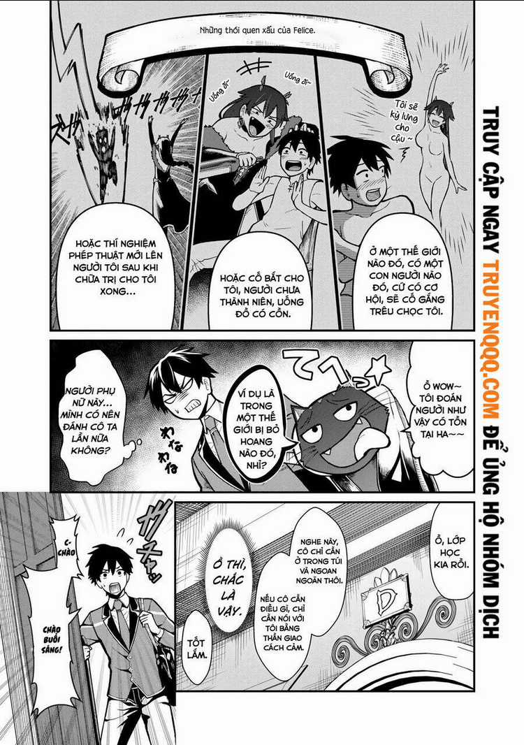 saikyou no maou ni kitaerareta yuusha isekai kikanshatachi no gakuen de musou suru Chapter 4 trang 4