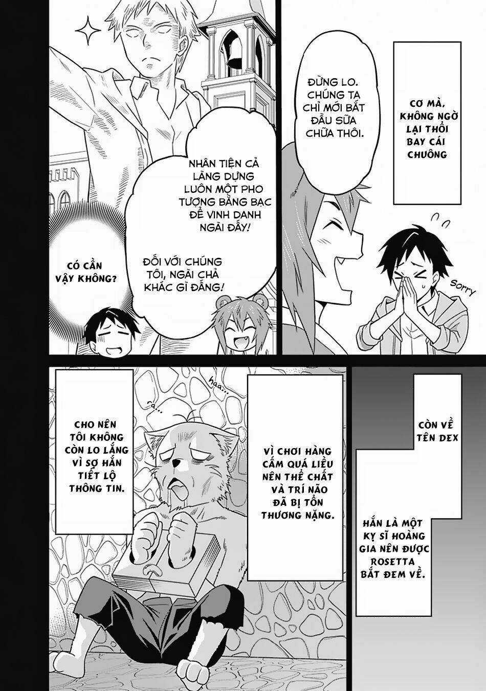 SAIKYOU NO SHUZOKU GA NINGEN DATTA KEN Chapter 18 trang 4