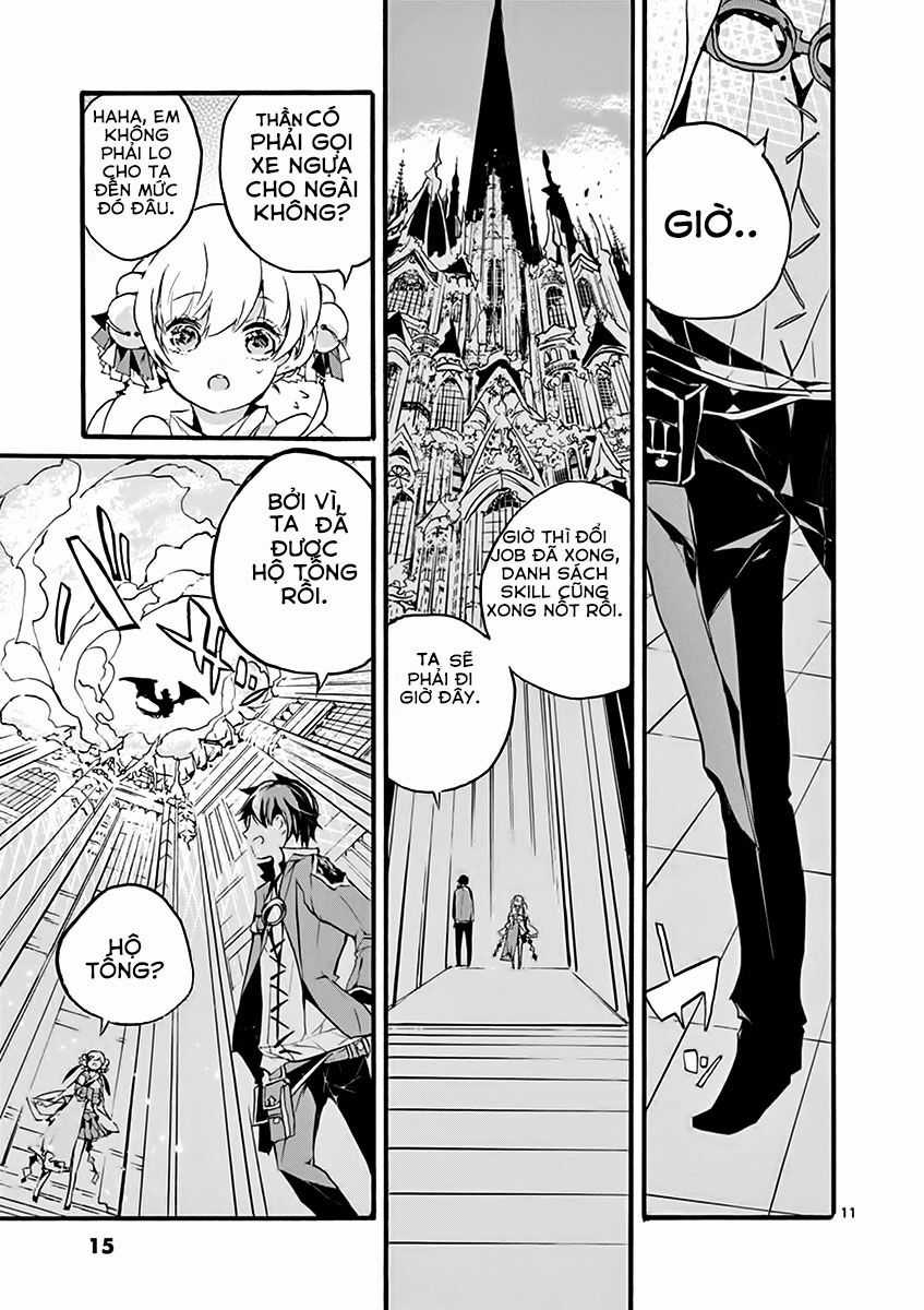 Saikyou-Shoku “Ryuu Kishi” Kara Shokyuu-Shoku “Hakobi-Ya” Ni Natta No Ni, Naze Ka Yuusha-Tachi Kara Chapter 1 trang 13