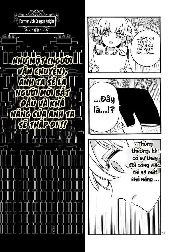 Saikyou-Shoku “Ryuu Kishi” Kara Shokyuu-Shoku “Hakobi-Ya” Ni Natta No Ni, Naze Ka Yuusha-Tachi Kara Chapter 1 trang 32