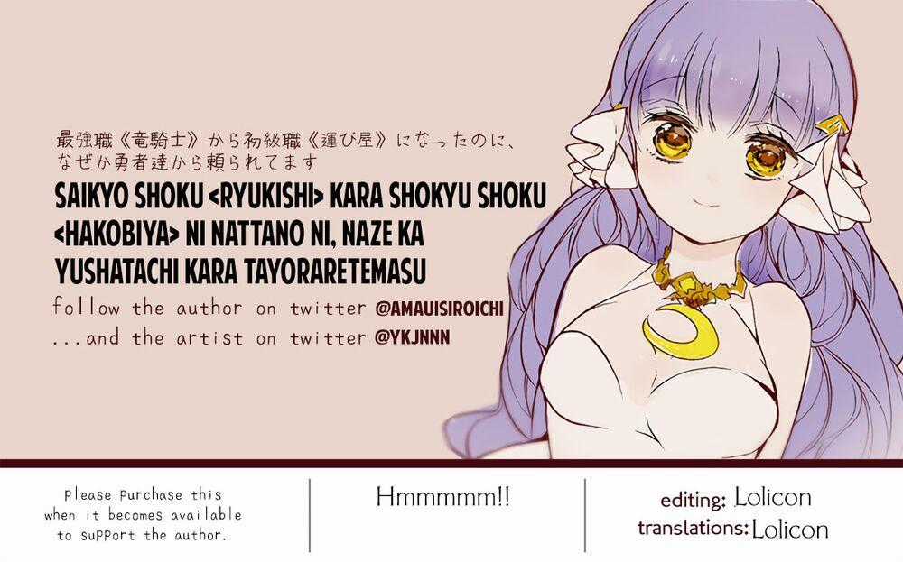 Saikyou-Shoku “Ryuu Kishi” Kara Shokyuu-Shoku “Hakobi-Ya” Ni Natta No Ni, Naze Ka Yuusha-Tachi Kara Chapter 1 trang 34