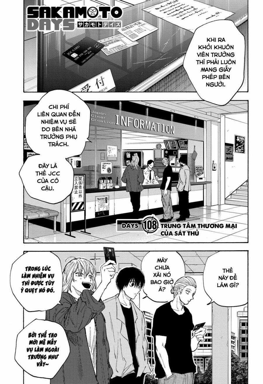 Sakamoto Days Chapter 108 trang 1