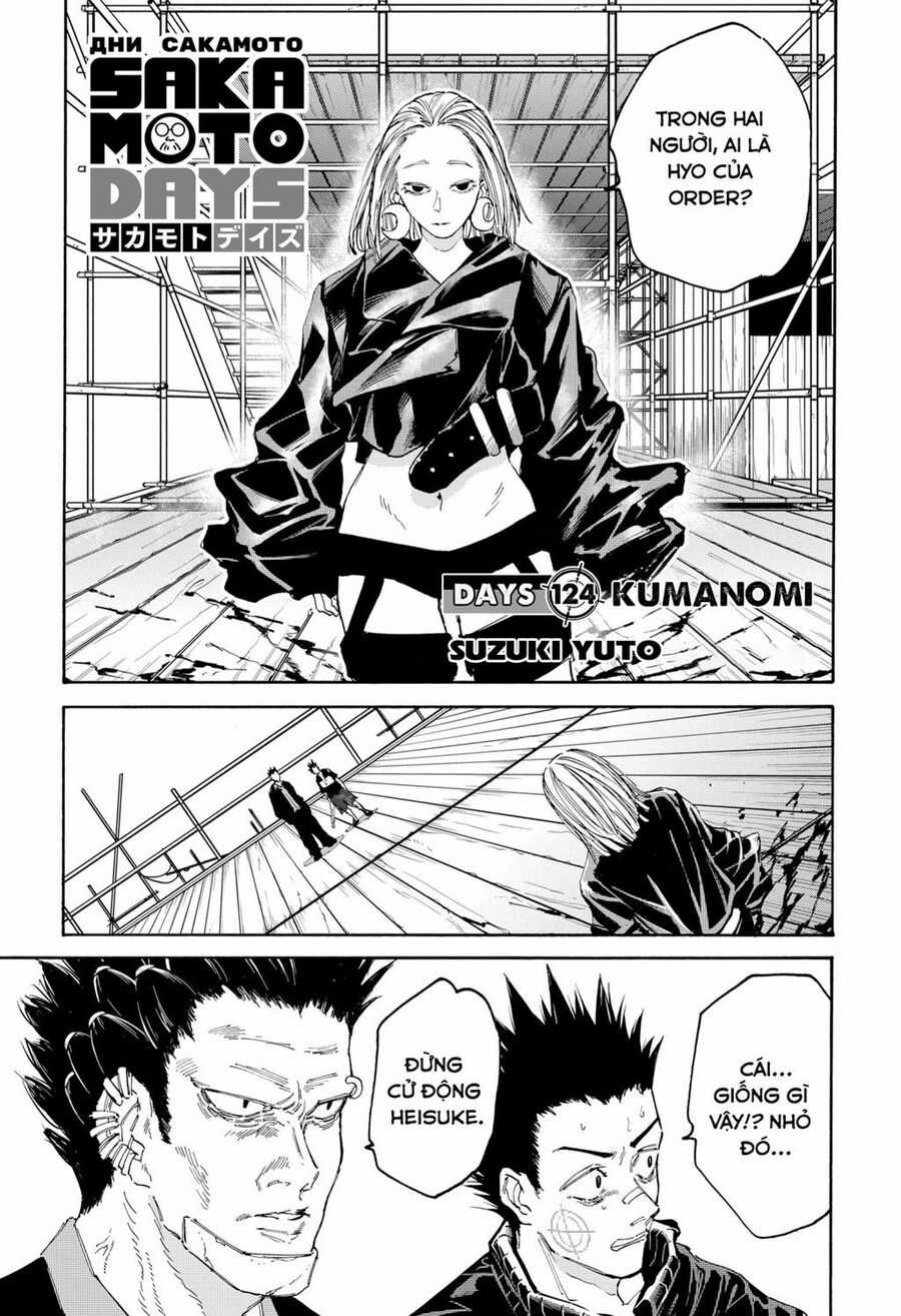Sakamoto Days Chapter 124 trang 1