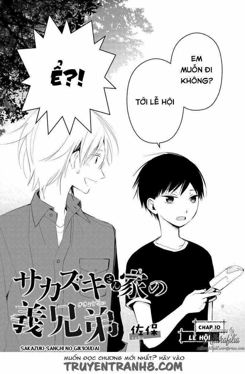 Sakazuki-Sanchi No Gikyoudai Chapter 10 trang 2