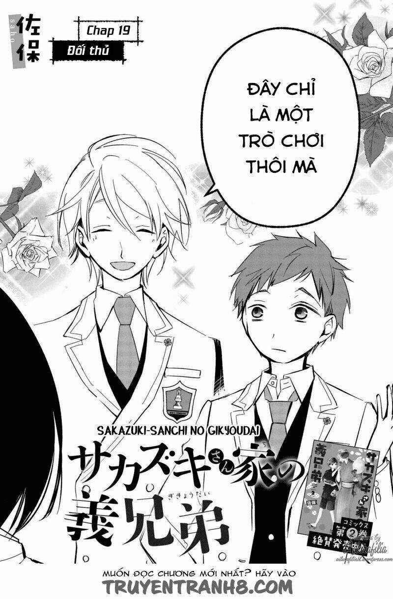 Sakazuki-Sanchi No Gikyoudai Chapter 19 trang 3