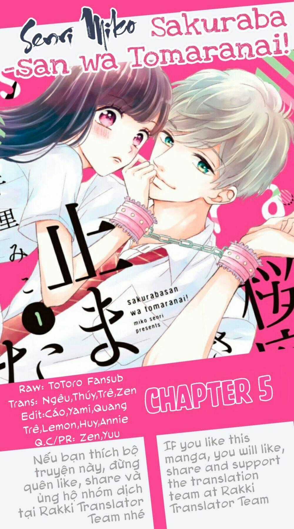 Sakuraba-San Wa Tomaranai! Chapter 5 trang 0