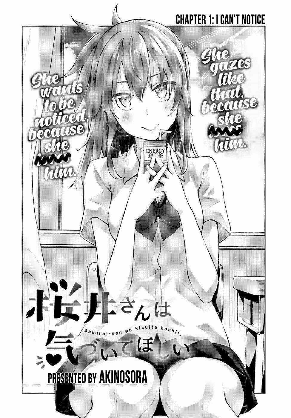 SAKURAI-SAN MUỐN ĐƯỢC ĐỂ Ý Chapter 1 trang 3