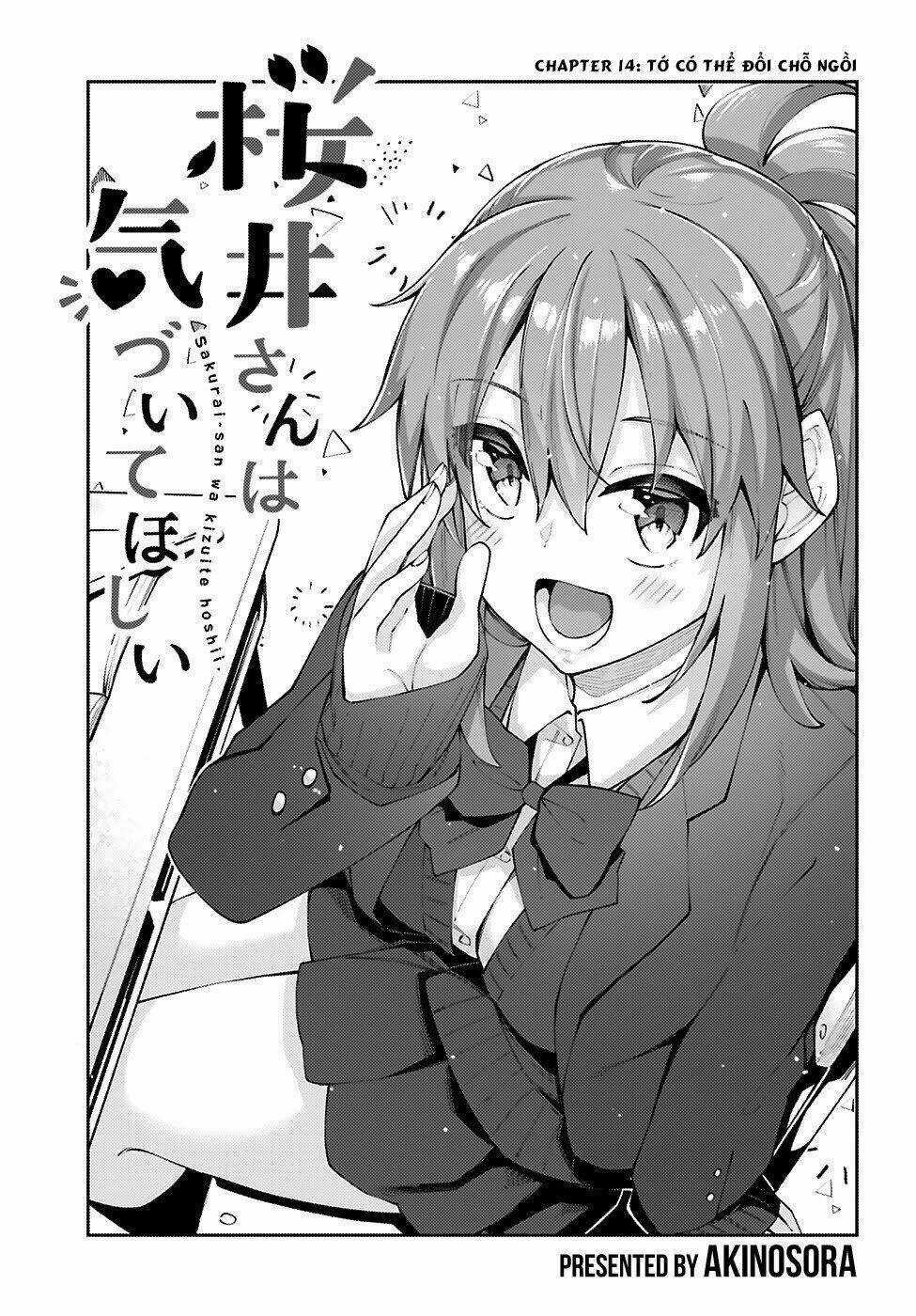 SAKURAI-SAN MUỐN ĐƯỢC ĐỂ Ý Chapter 14 trang 3