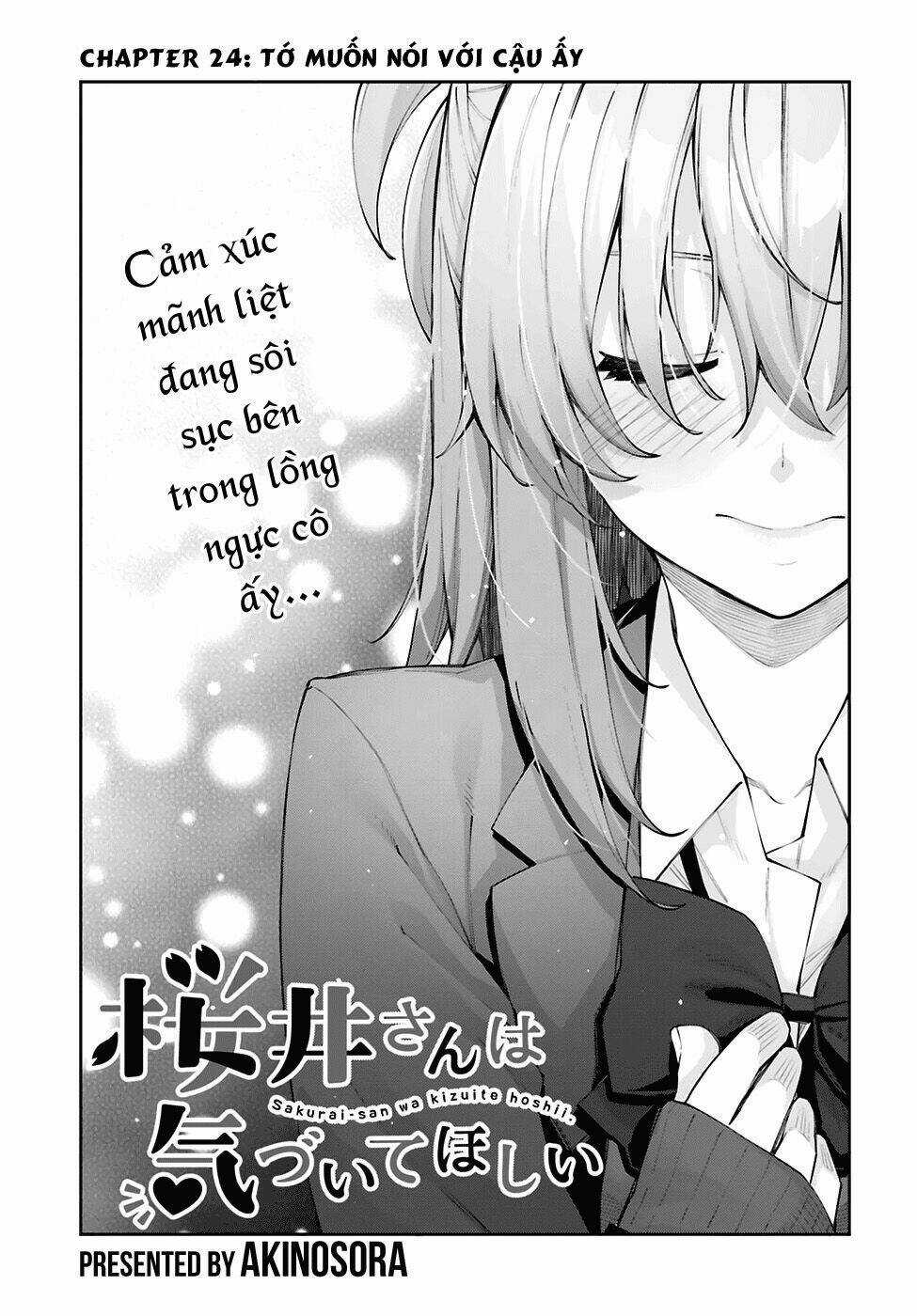 SAKURAI-SAN MUỐN ĐƯỢC ĐỂ Ý Chapter 24 trang 3