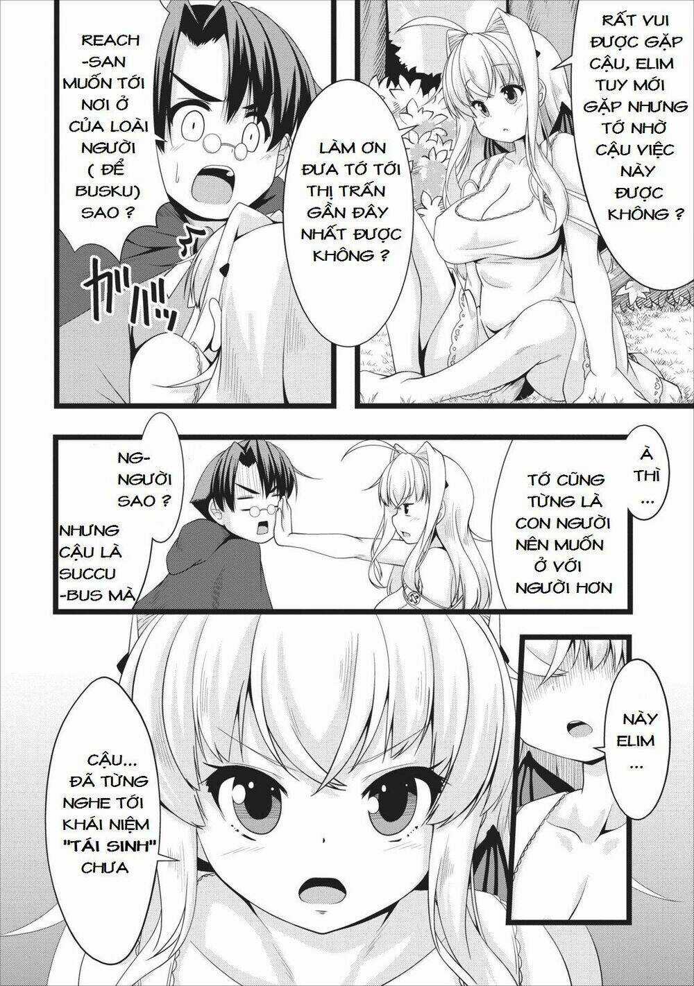 Sakyubasu Ni Tensei Shitanode Miruku O Shiborimasu Chapter 4 trang 7