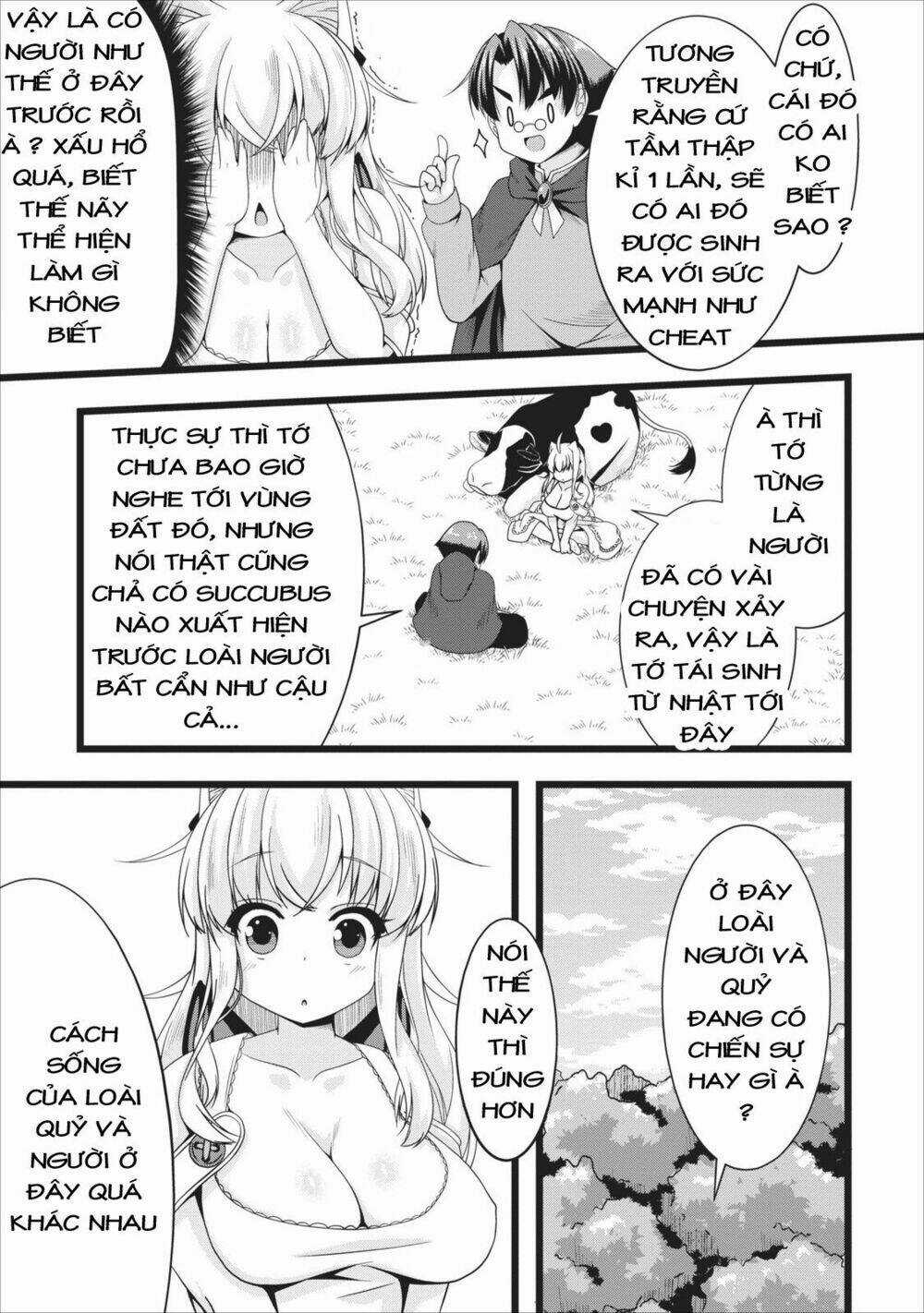 Sakyubasu Ni Tensei Shitanode Miruku O Shiborimasu Chapter 4 trang 8