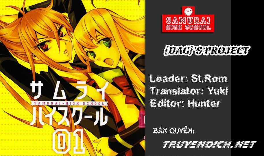 Samurai High School Chapter 4 trang 0