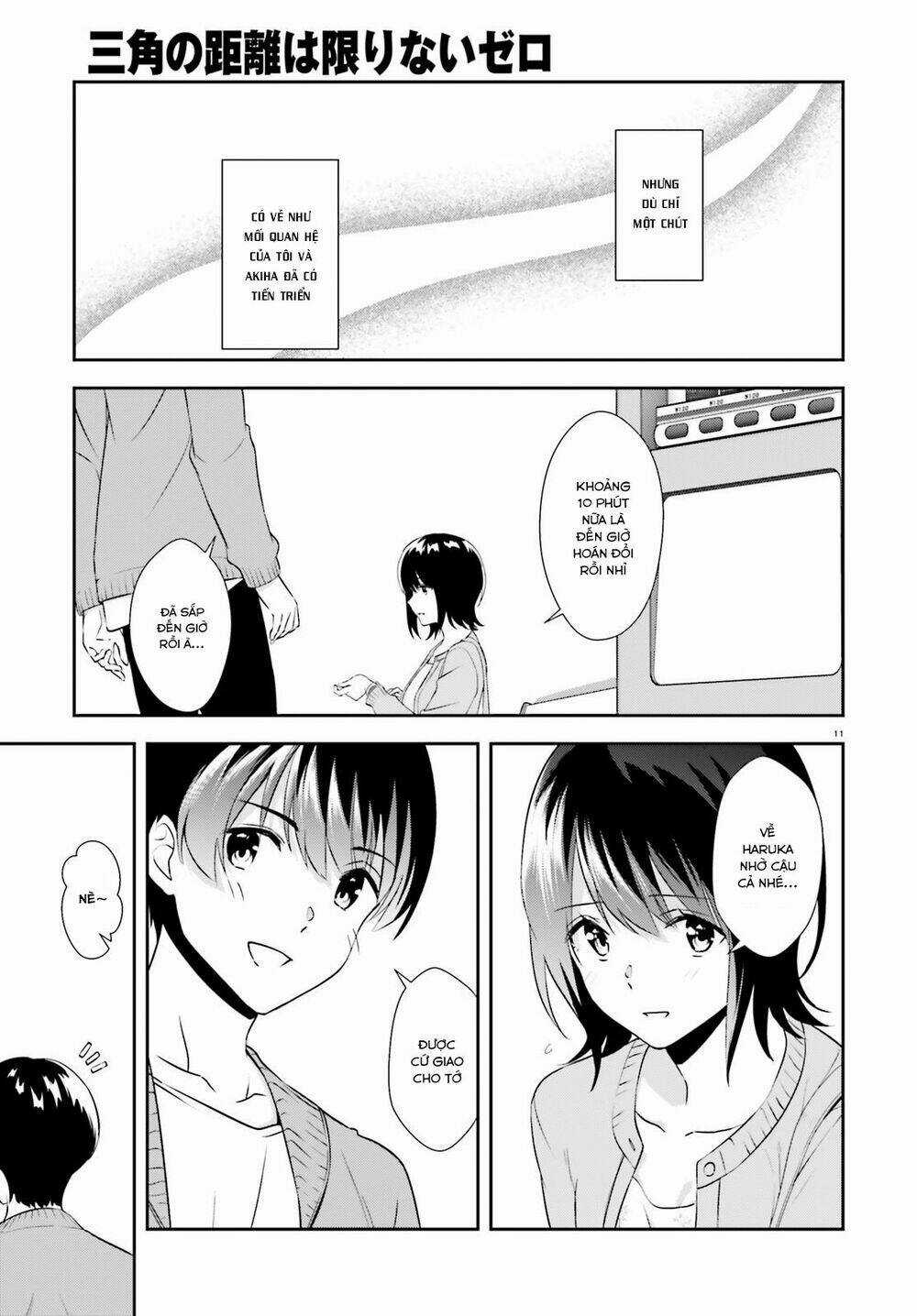 Sankaku No Kyori Wa Kagirinai Zero Chapter 11 trang 11