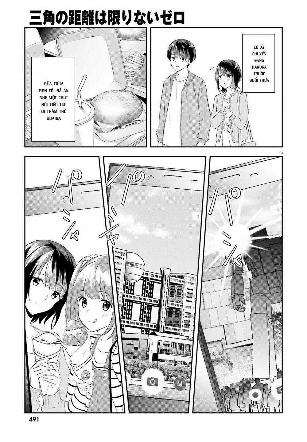 Sankaku No Kyori Wa Kagirinai Zero Chapter 11 trang 13