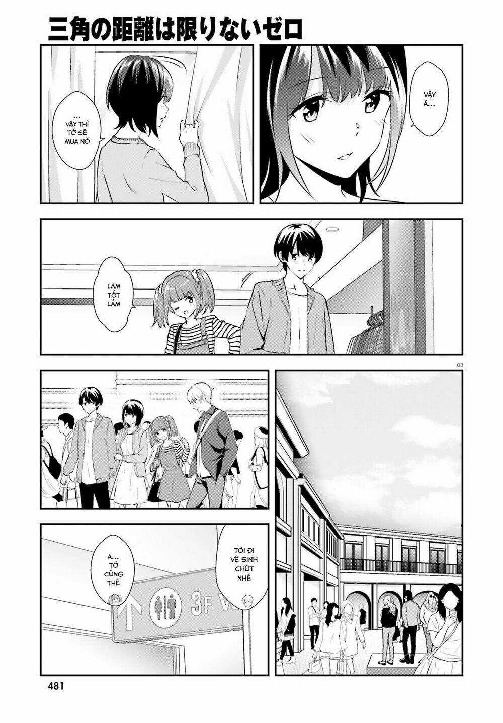 Sankaku No Kyori Wa Kagirinai Zero Chapter 11 trang 3