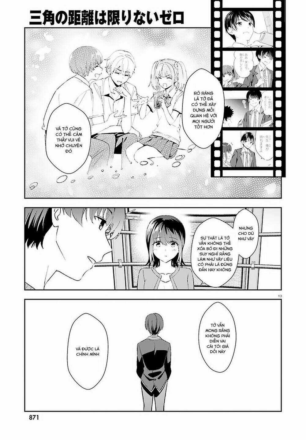 Sankaku No Kyori Wa Kagirinai Zero Chapter 12 trang 11