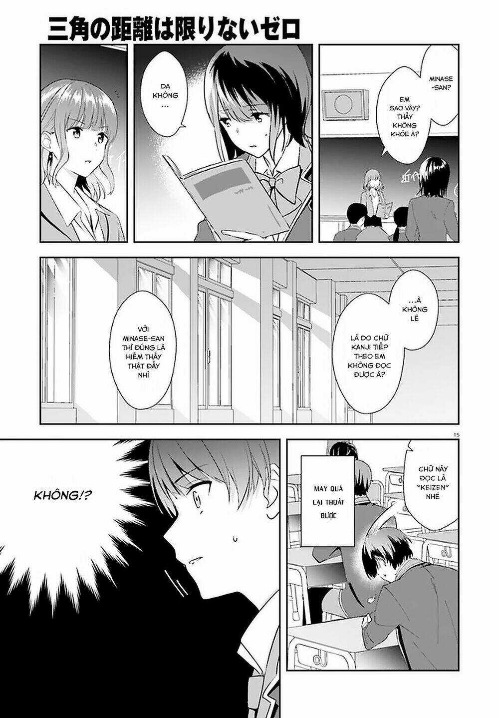 Sankaku No Kyori Wa Kagirinai Zero Chapter 13 trang 15
