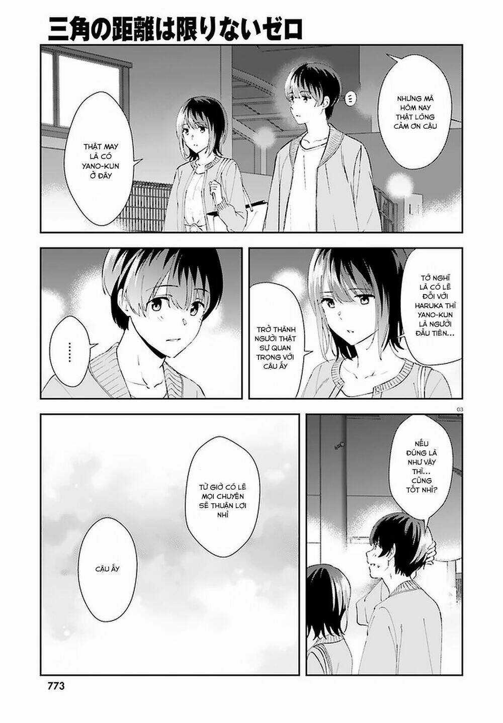 Sankaku No Kyori Wa Kagirinai Zero Chapter 13 trang 3